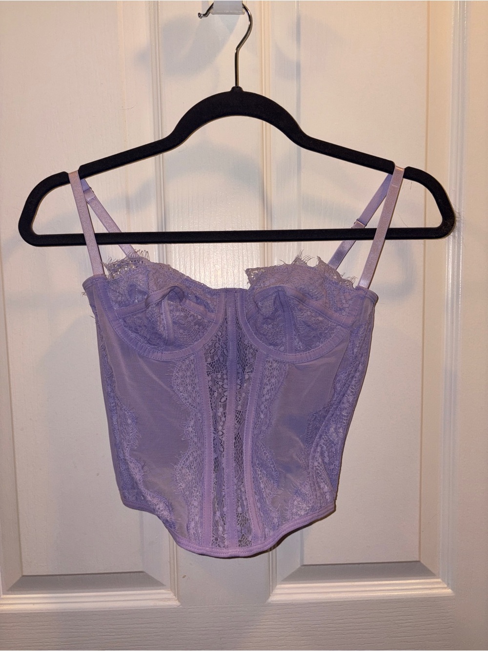 Urban Behavior Lavender Lace Bustier Tank Top